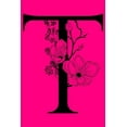 thumbnail image 1 of T: Monogram Initial Notebook: Customized Monogrammed Lined Gift Journal, (Paperback), 1 of 1