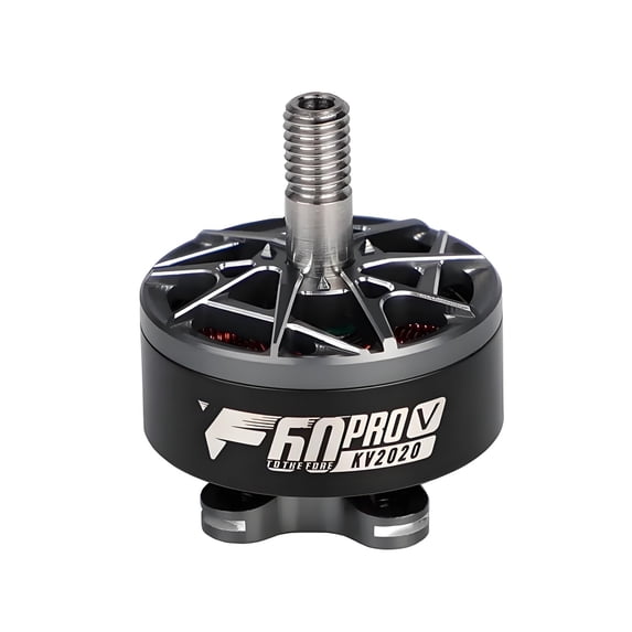 T-Motor F60 Pro V Brushless Motor – FPV Racing Drone Motor 1750KV / 2020KV / 2550KV for 5-Inch Props, Titanium Shaft & EZO Bearings