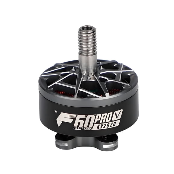 T-Motor F60 Pro V Brushless Motor – FPV Racing Drone Motor 1750KV / 2020KV / 2550KV for 5-Inch Props, Titanium Shaft & EZO Bearings