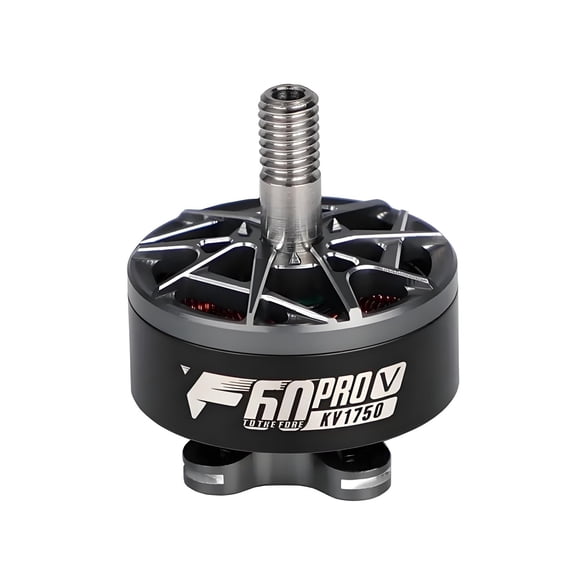 T-Motor F60 Pro V Brushless Motor – FPV Racing Drone Motor 1750KV / 2020KV / 2550KV for 5-Inch Props, Titanium Shaft & EZO Bearings