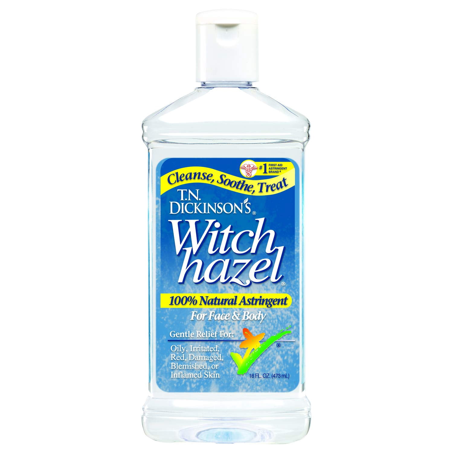 T.N. Dickinson's Astringent, 100% Natural, Witch Hazel 16 fl oz (473 ml) (2 Pack)