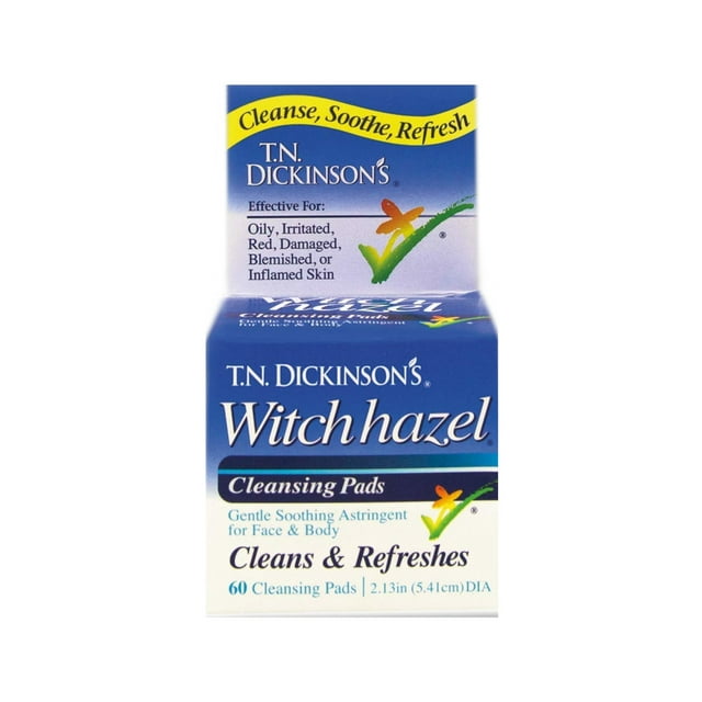 T.N. Dickinson's Witch Hazel Facial Toner & Cleansing Wipes, Gentle