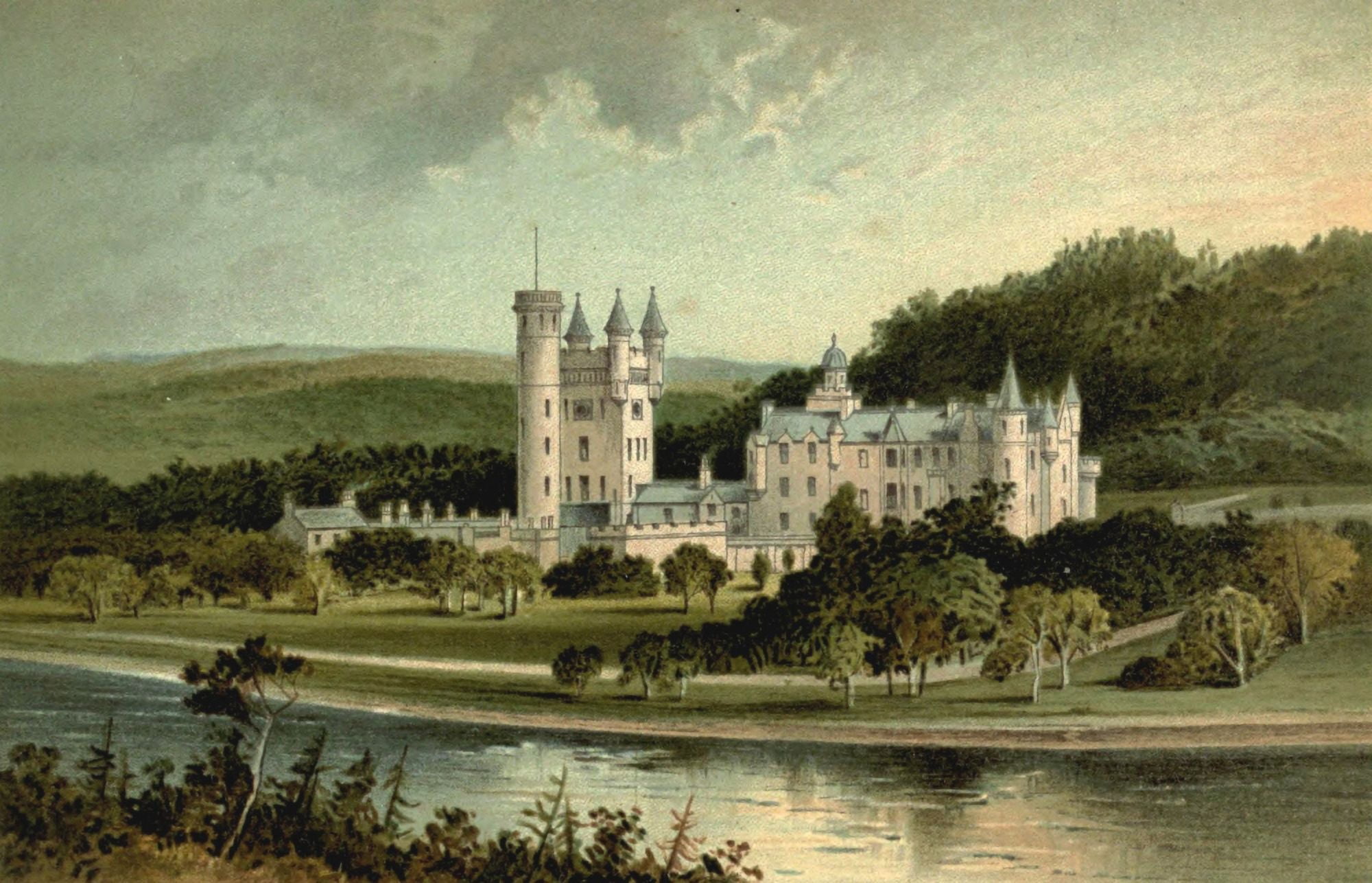 T Nelson & Sons Souvenir of Scotland 1897 Balmoral Castle Canvas Art - T Nelson & Sons (18 x 24)