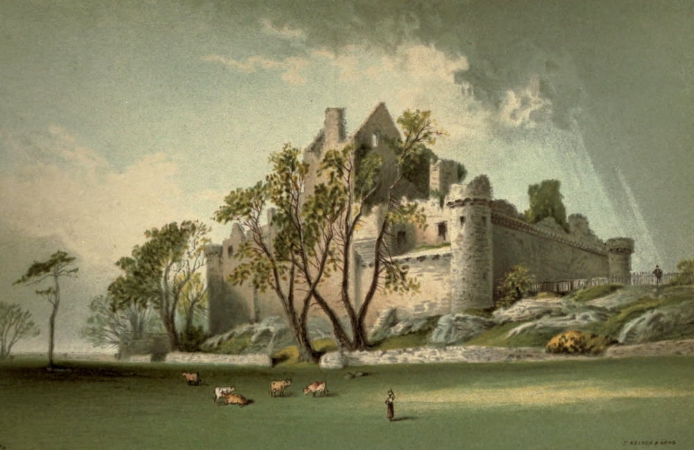 T Nelson & Sons Souvenir of Scotland 1897 Craigmillar Castle Canvas Art - T Nelson & Sons (18 x 24)