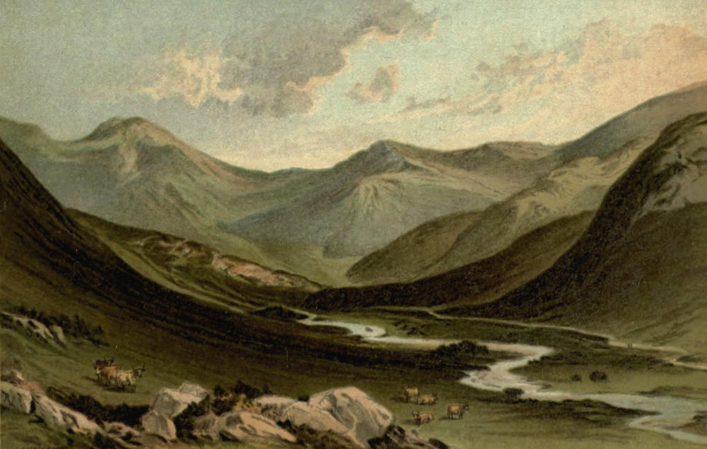 T Nelson & Sons Souvenir of Scotland 1897 Glen Nevis Canvas Art - T Nelson & Sons (18 x 24)