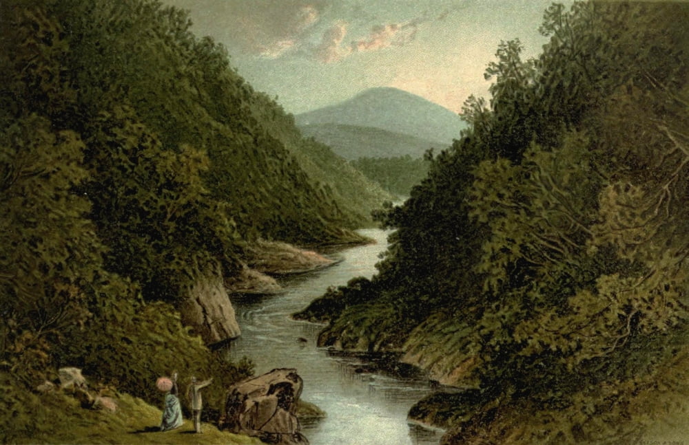 T Nelson & Sons Souvenir of Scotland 1897 Pass of Killiecrankie Canvas Art - T Nelson & Sons (18 x 24)