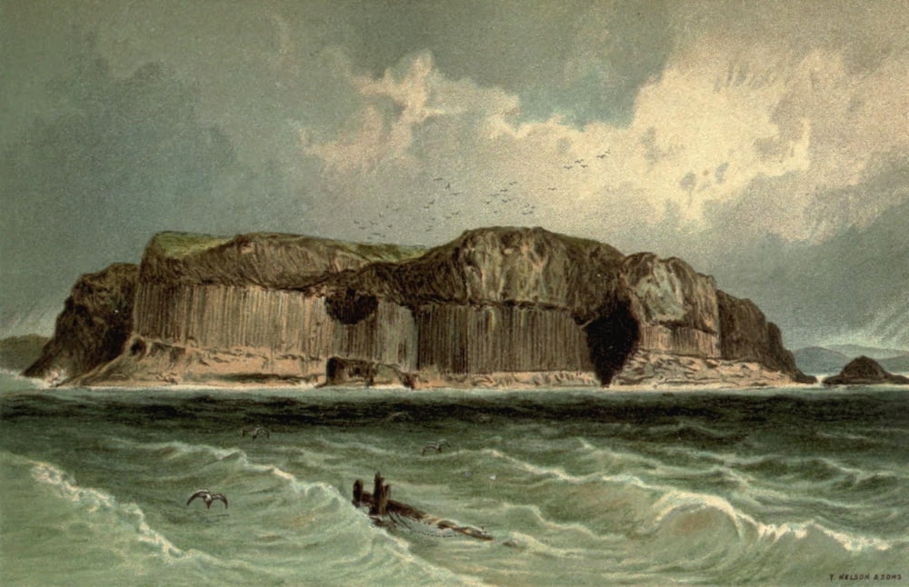 T Nelson & Sons Souvenir of Scotland 1897 Staffa Canvas Art - T Nelson & Sons (18 x 24)