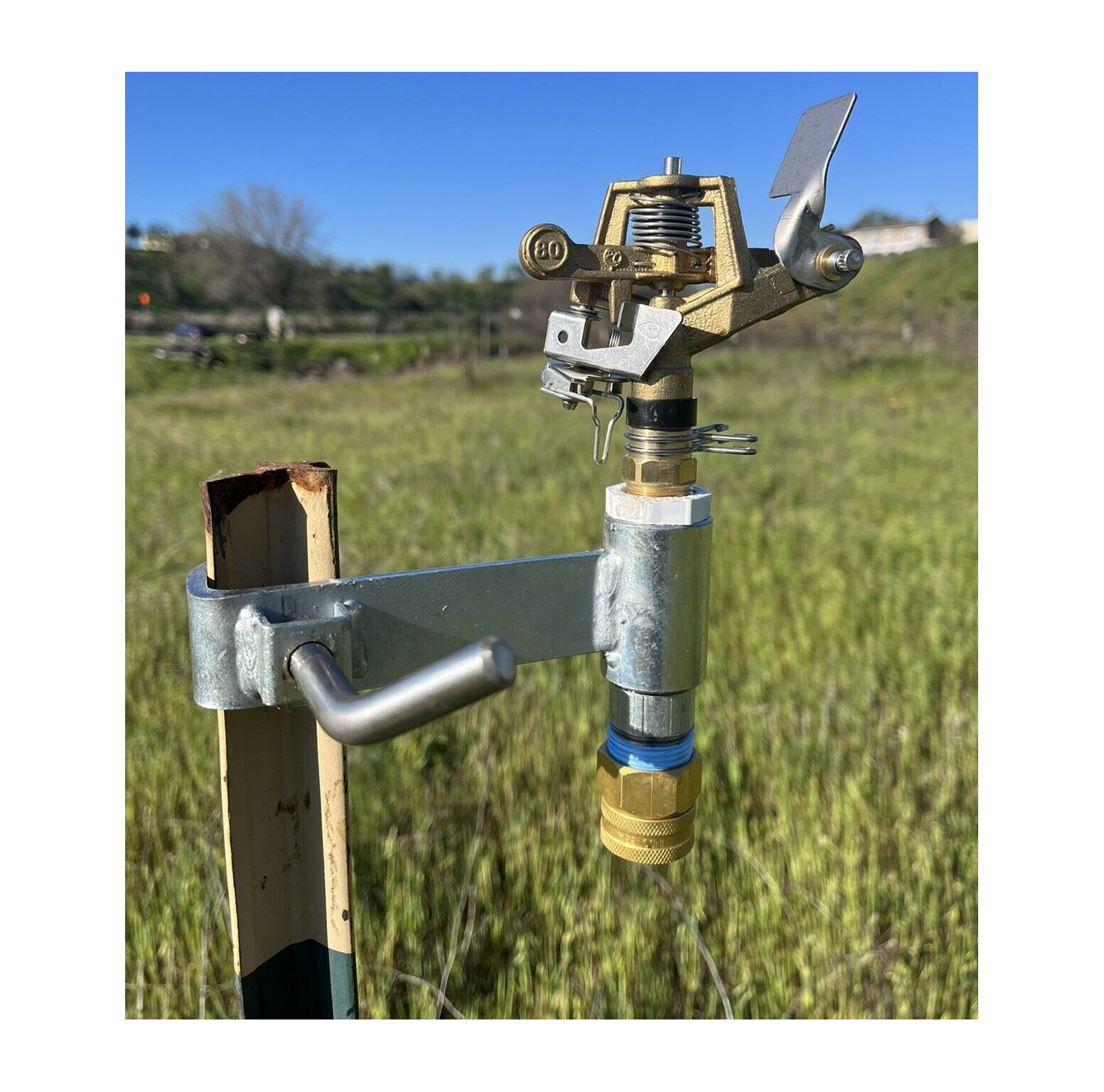 TPOST SPRINKLER & MADE IN SPAIN 1/2" BRASS IMPACT SPRINKLER QUALITY