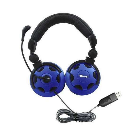 T-PRO USB Headset with Noise-Cancelling Microphone Custom-Made for School Testing