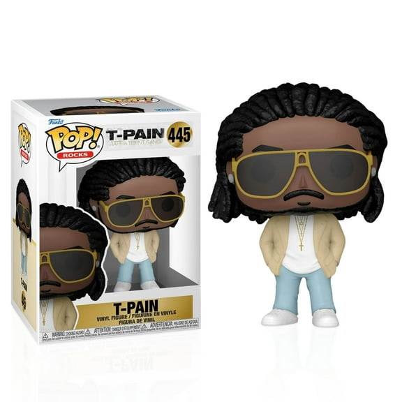 T-Pain Rappa Ternt Sanga Funko Pop! Rocks - Collectible Vinyl Figure #445 with Case