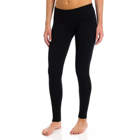 T Party Folded Band Legging, Black, Medium