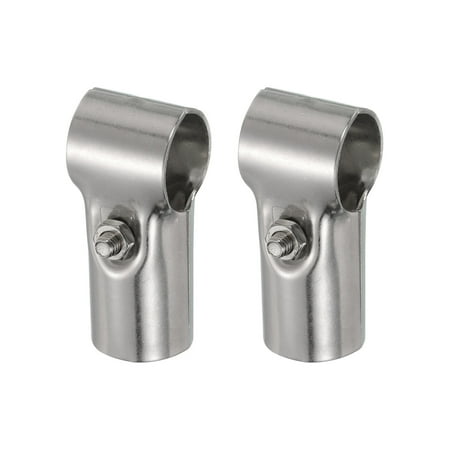 Uxcell T Pipe Clamp Connector 2 pack Chain Link Fence Clamp, Fit OD 1 inch