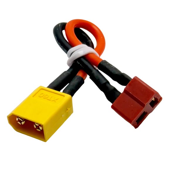 T Plug Conversion Adapter Cable, PVC-Coated Extension Wire for Charging Setups Model Power Routing Tasks