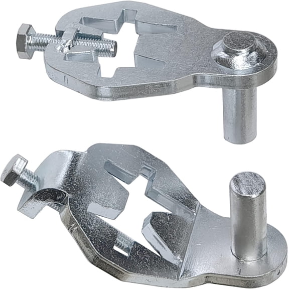 T-Post Gate Hinge Pins,Heavy Duty Gate Hanger,Steel Gate Hinges Target Hanger for Farm Gate, Garden & Backyard Gate, Easy to Install (Patent)