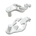 thumbnail image 1 of T Post Gate Hinges Set 2Pieces Heavy Gauge Steel Hinges Accessory with 5/8Inch Metal Posts for Agricultural Use, 1 of 8