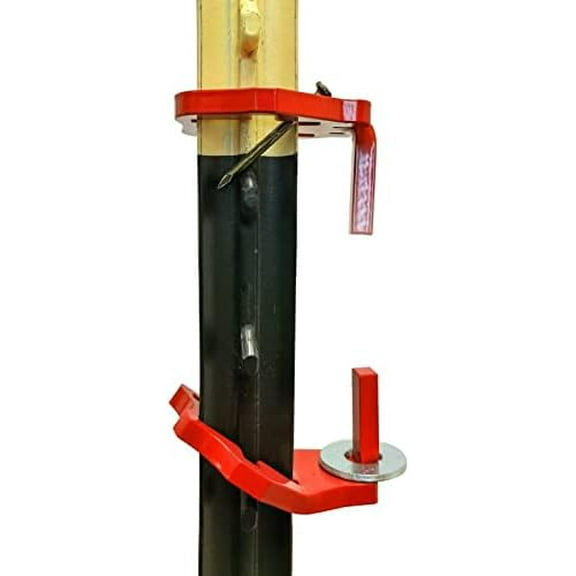 T-Post Metal Gate Hinge Pins - 5/8 Pin, Outdoor Chain Link Fence Hanger for Farm, Garden Gate$$Garden & Patio