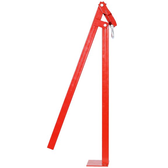 T Post Puller 36in for Round Fence Posts - Red Steel Post Puller Tool for Easy Removal