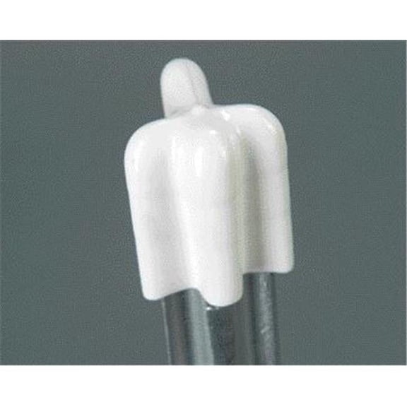 25-pack No Sweat My Pet T Post Vinyl Cap - White - 25 Pack  Residential Use, Standard Application