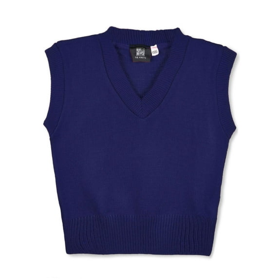 T.Q. Knits Unisex Sweater Vest (Sizes 2 - 7) - navy, 2t (Toddler)