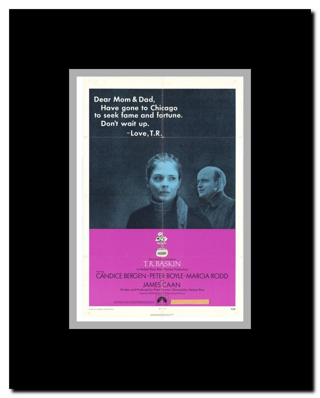 T R Baskin Framed Movie Poster