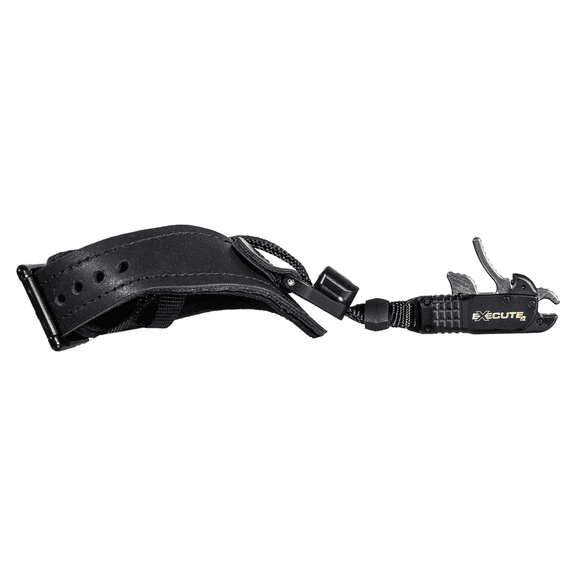 T.R.U. Ball Archery eXecute V2 CK Release, Large, Cinch Web Buckle Strap, Midnight Cerakote, Double Sear Mechanism (T2WB-MD-L)