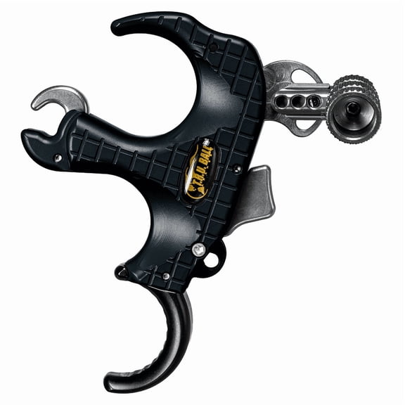 T.R.U. Ball Blade Fusion Pro Flex CK 3 Finger Release, Ergo-Fit Handle, Midnight Cerakote, Large, Customizable Trigger (TBFF-MDMD-L)