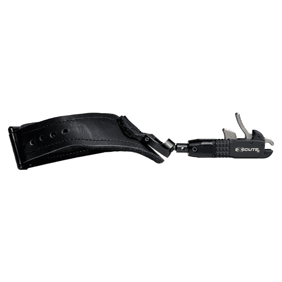 T.R.U. Ball eXecute V2 CK GS Globo Swivel Buckle Strap Release, Large, Black Leather, Midnight Cerakote, Brass Body (T2GB-MD-L)