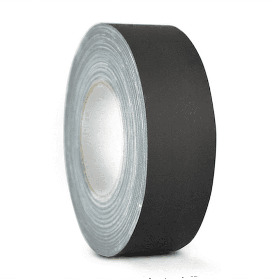 T.R.U. CGT-80 Black Gaffers Stage Tape with Rubber Adhesive, 2 in. wide x 60 Yards length, 12MIL Thickness (Pack of 1)