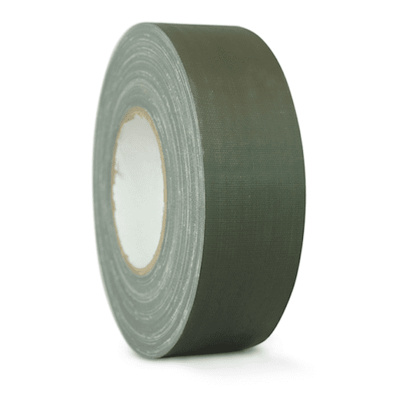 T.R.U. CGT-80 Olive Drab Gaffers Stage Tape with Rubber Adhesive, 2.5 in. wide x 60 Yards length, 12MIL Thickness (Pack of 20)