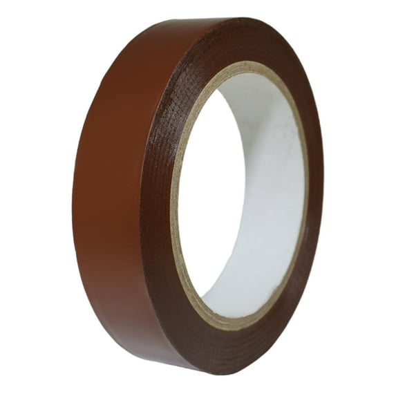 T.R.U. CVT-536 Brown Vinyl Pinstriping Dance Floor Tape: 1 in. wide x 36 yds. Several Colors