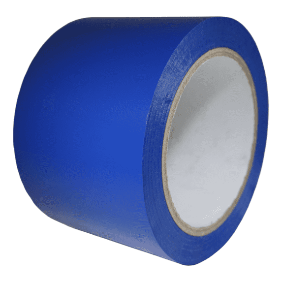 T.R.U. CVT-536 Dark Blue Vinyl Pinstriping Dance Floor Tape: 3 in. wide x 36 yds. Several Colors