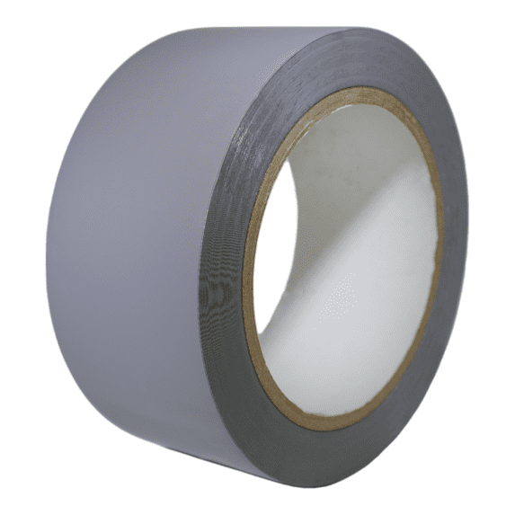 T.R.U. CVT-536 Gray Vinyl Pinstriping Dance Floor Tape: 3 in. wide x 36 yds. Several Colors