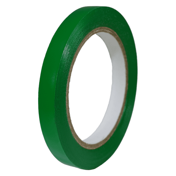 T.R.U. CVT-536 Kelley Green Vinyl Pinstriping Dance Floor Tape: 1/2 in. wide x 36 yds. Several Colors