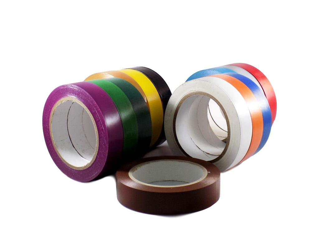 T.R.U. CVT-536 Rainbow Vinyl Pinstriping Dance Floor Tape: 1 in. wide x 36 yds. Several Colors