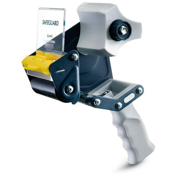 T.R.U. EC-306 Blue/Gray Premium Carton Sealing Hand Held Tape Dispenser: 3 in. wide (3 in. core) (Pack of 1)