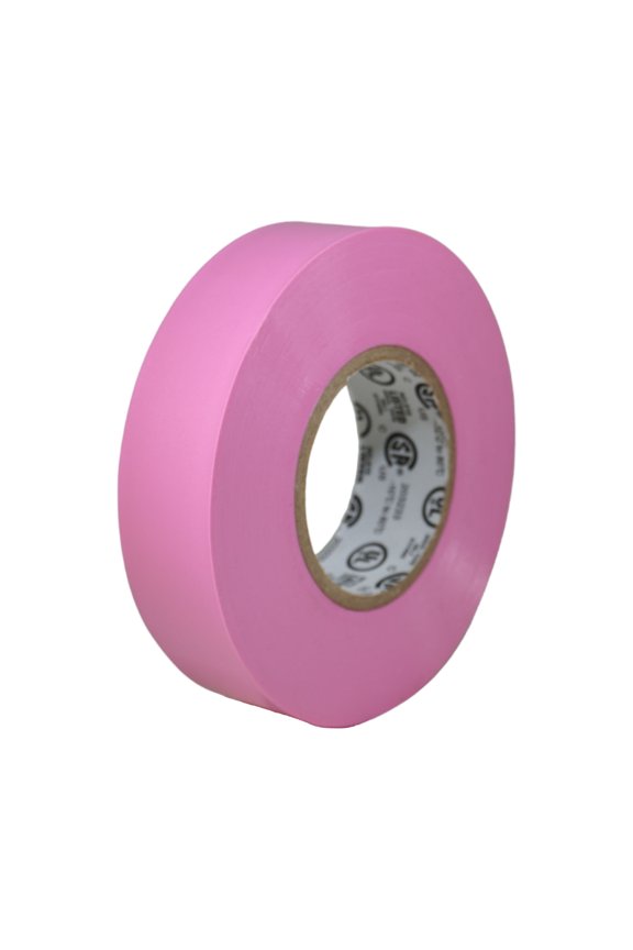 EL-766AW Pink General Purpose Electrical Tape 3/4" Width x 66' Length UL/CSA listed core. Utility Vinyl Electrical Tape