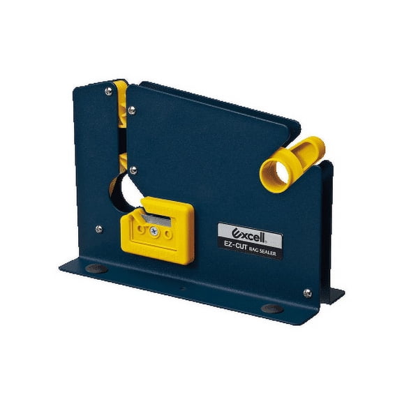 T.R.U. Excell ET-605K Blue Premium Bag Sealing Tape Dispenser: 1/2" in. wide