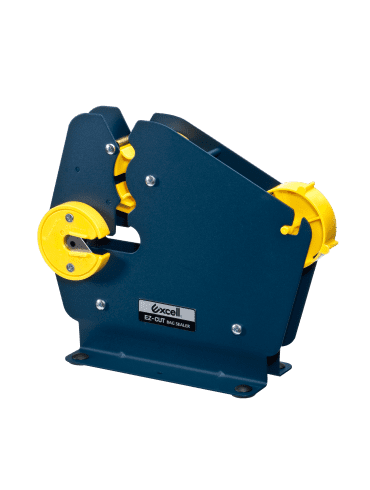 T.R.U. Excell ET-808K Wide Neck Blue Premium Bag Sealing Tape Dispenser: 5/8" in. wide