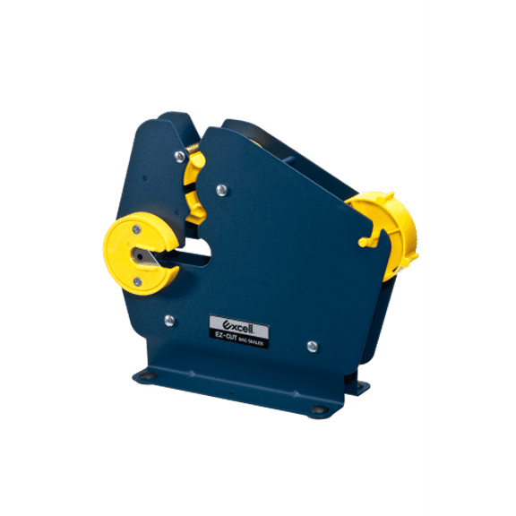 T.R.U. Excell ET-808K Wide Neck Blue Premium Bag Sealing Tape Dispenser: 5/8" in. wide