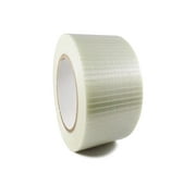 T.R.U. FIL-835B/D Transparent Bi-Directional Filament Strapping Tape: 3 in. x 60 yds.