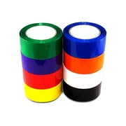 T.R.U. OPP-20C Rainbow Carton Sealing Packaging Tape 2 in. wide x 55 yds. (2 mils thick)