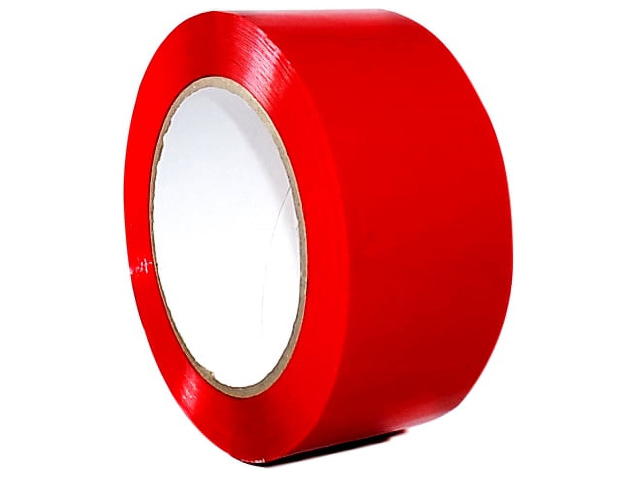 T.R.U. OPP-20C Red Carton Sealing Packaging Tape 3 in. wide x 55 yds ...