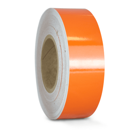 T.R.U. REF-7 Orange Engineering Grade Reflective Tape: 3 in. wide x 30 ft. length