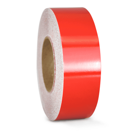 T.R.U. REF-7 Red Engineering Grade Reflective Tape: 3 in. wide x 30 ft. length