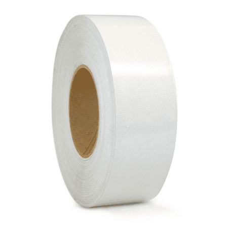 T.R.U. REF-7 Silver/White Engineering Grade Reflective Tape: 3 in. wide x 30 ft. length