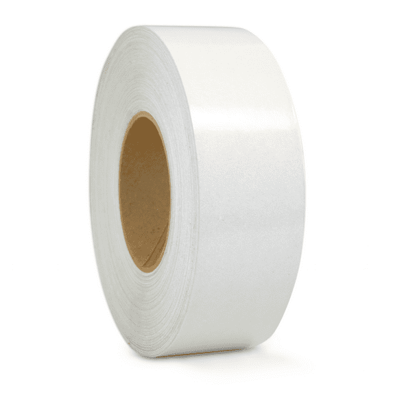 T.R.U. REF-7 Silver/White Engineering Grade Reflective Tape: 6 in. wide x 30 ft. length
