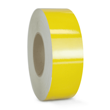 T.R.U. REF-7 Yellow Engineering Grade Reflective Tape: 3 in. wide x 30 ft. length