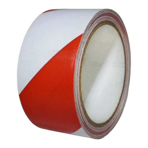 Red And White Hazard Warning Tape