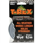 شريط T-REX لجميع الأحوال الجوية لفة 10 yd الطول &times; 0.98 العرض - البولي إيثيلين، القماش - 1 لفة - فضي