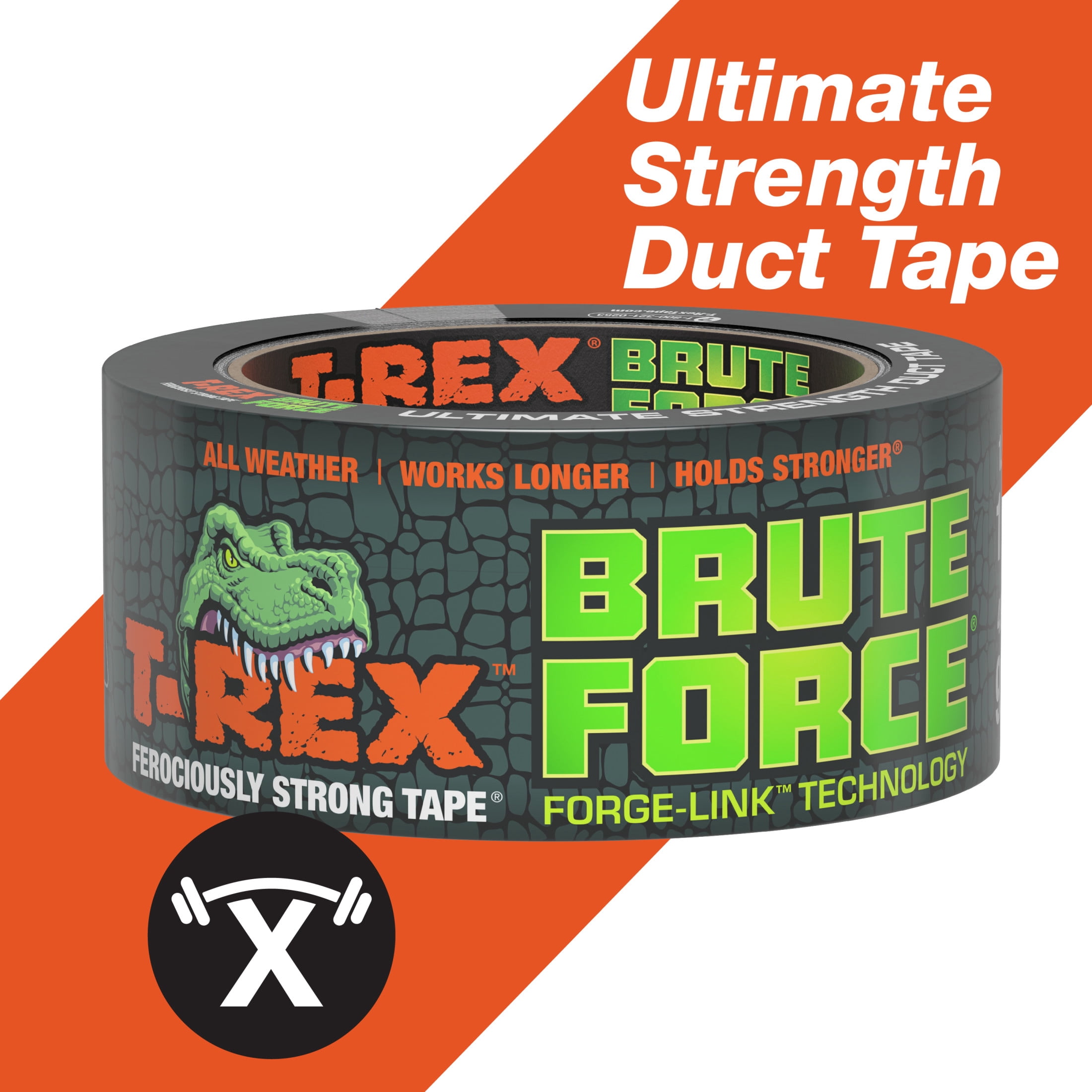T-REX Brute Force Duct Tape: 1.88 in. x 30 ft. (Black)